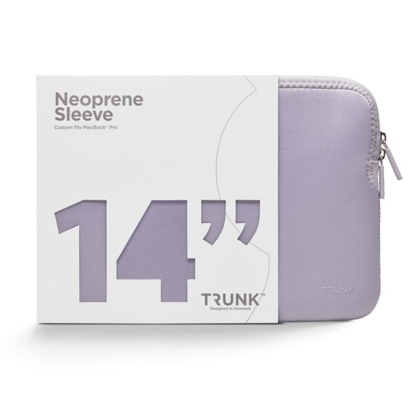 Trunk Neopren Sleeve für MacBook Pro 14", hellblau – Bild 3