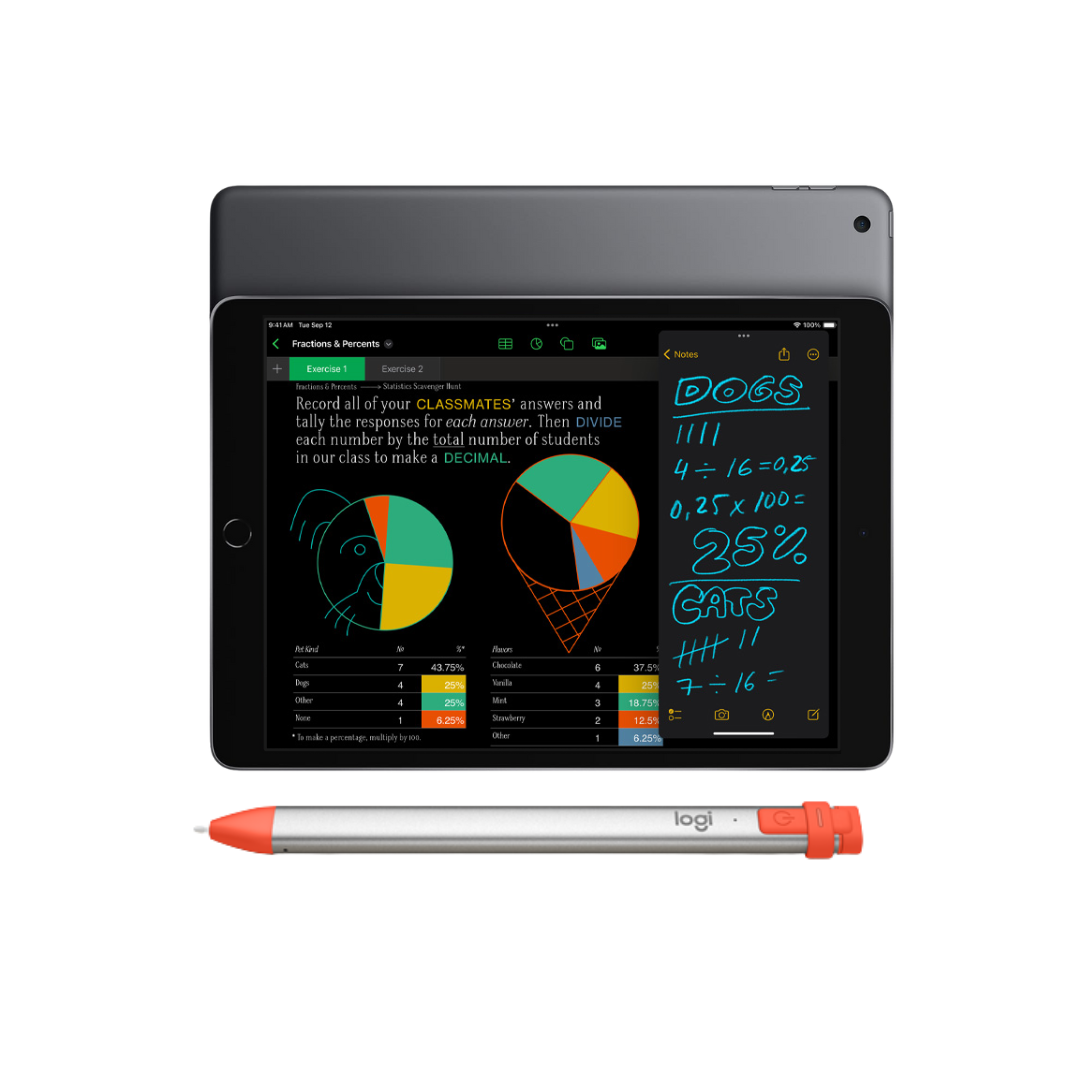 iPad 10.2″ (9.Gen.) + Logitech Crayon 1 justEDU-iPad-Logitech-Crayon