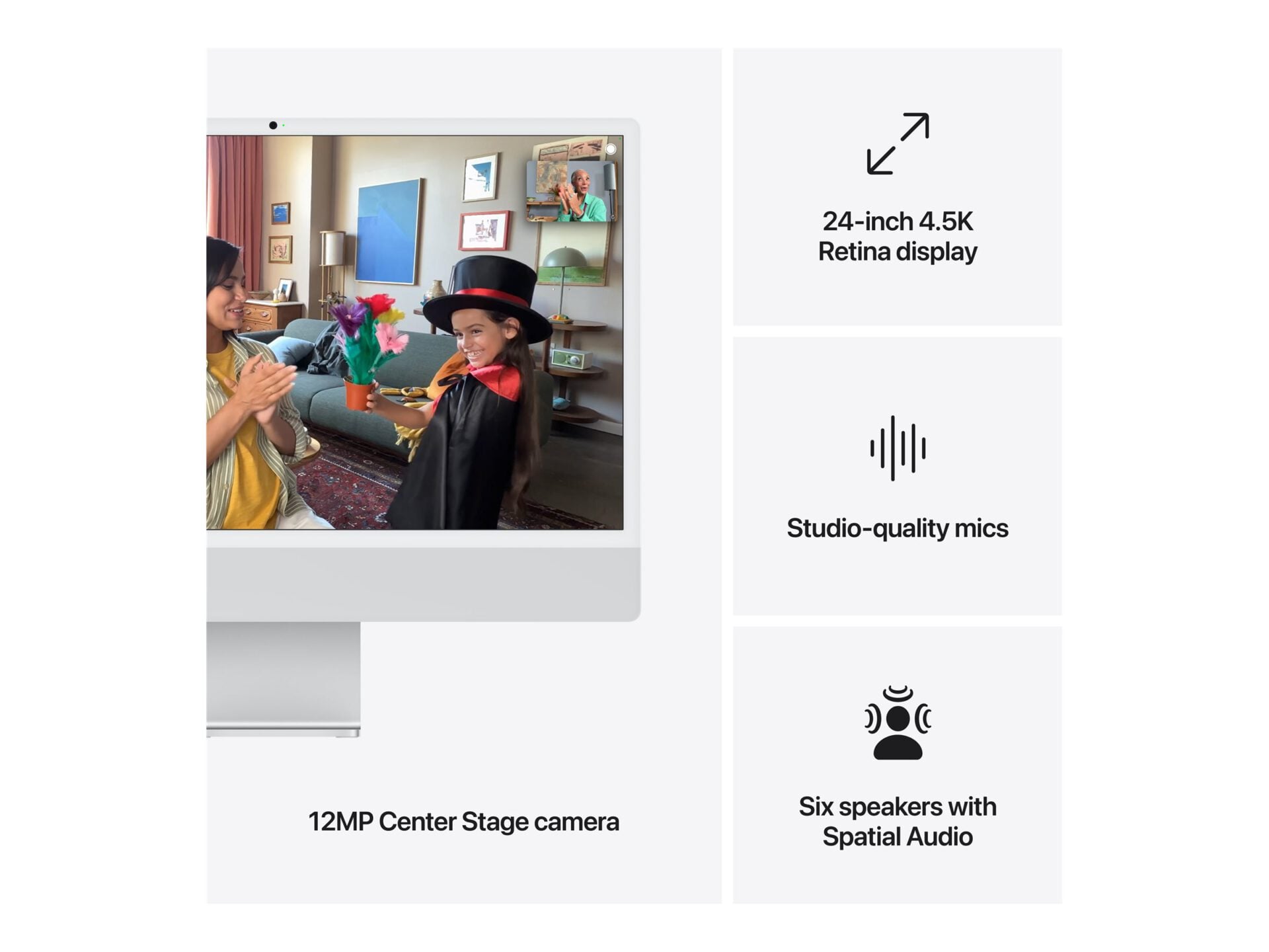 Apple iMac 24 Zoll mit 4.5K Retina Display, M4 Chip 10-Core CPU und 10 3 Apple iMac 24 Zoll mit 4.5K Retina Display, M4 Chip 10-Core CPU und 10