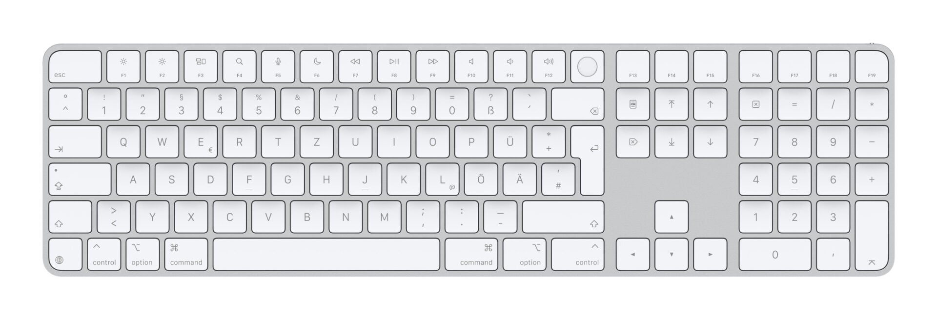 Apple Magic Keyboard mit Touch ID und Ziffernblock für Mac 2 Apple Magic Keyboard mit Touch ID und Ziffernblock für Mac