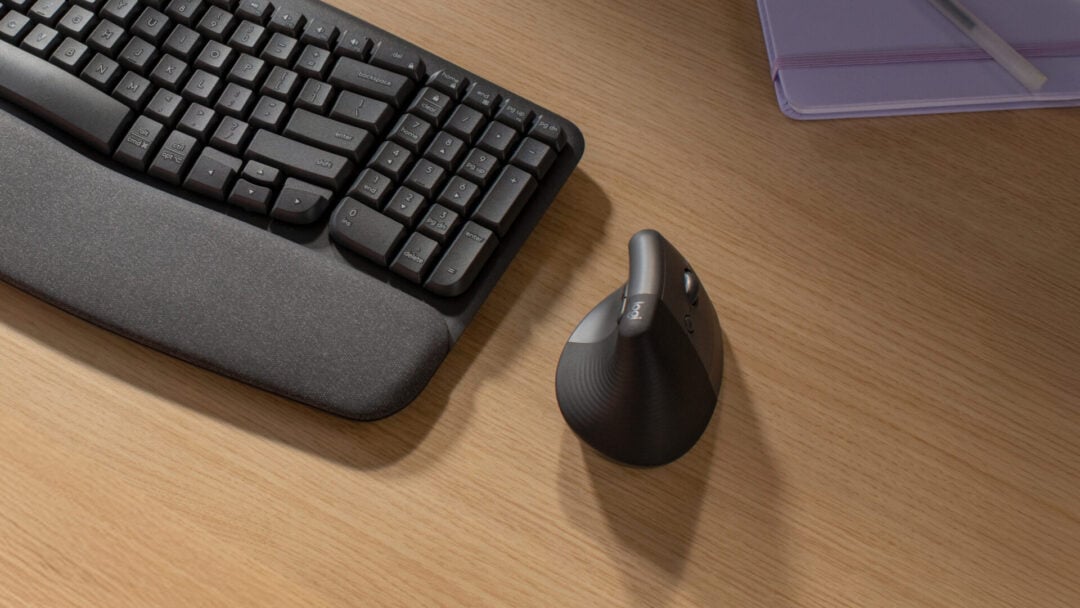 Logitech MX Series LIFT vertikale Maus Grafit