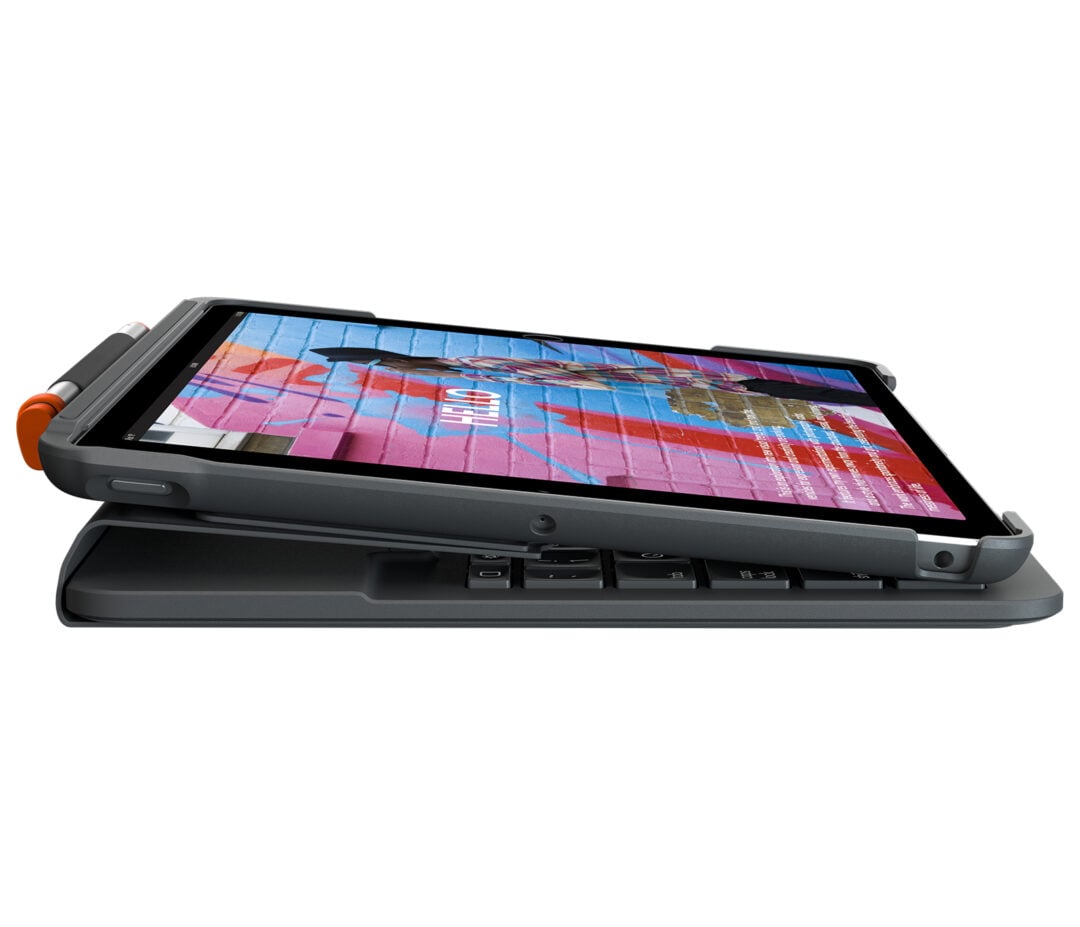 Logitech Slim Folio for iPad Grafit, deutsch