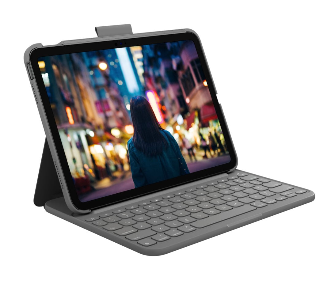 Logitech Slim Folio for iPad (10th gen) - GREY - DEU