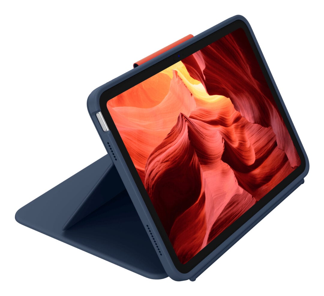 Logitech Rugged Combo 4 Touch - QWERTZ, Deutsch, Trackpad, 1,8 cm, 1,2 mm, Apple