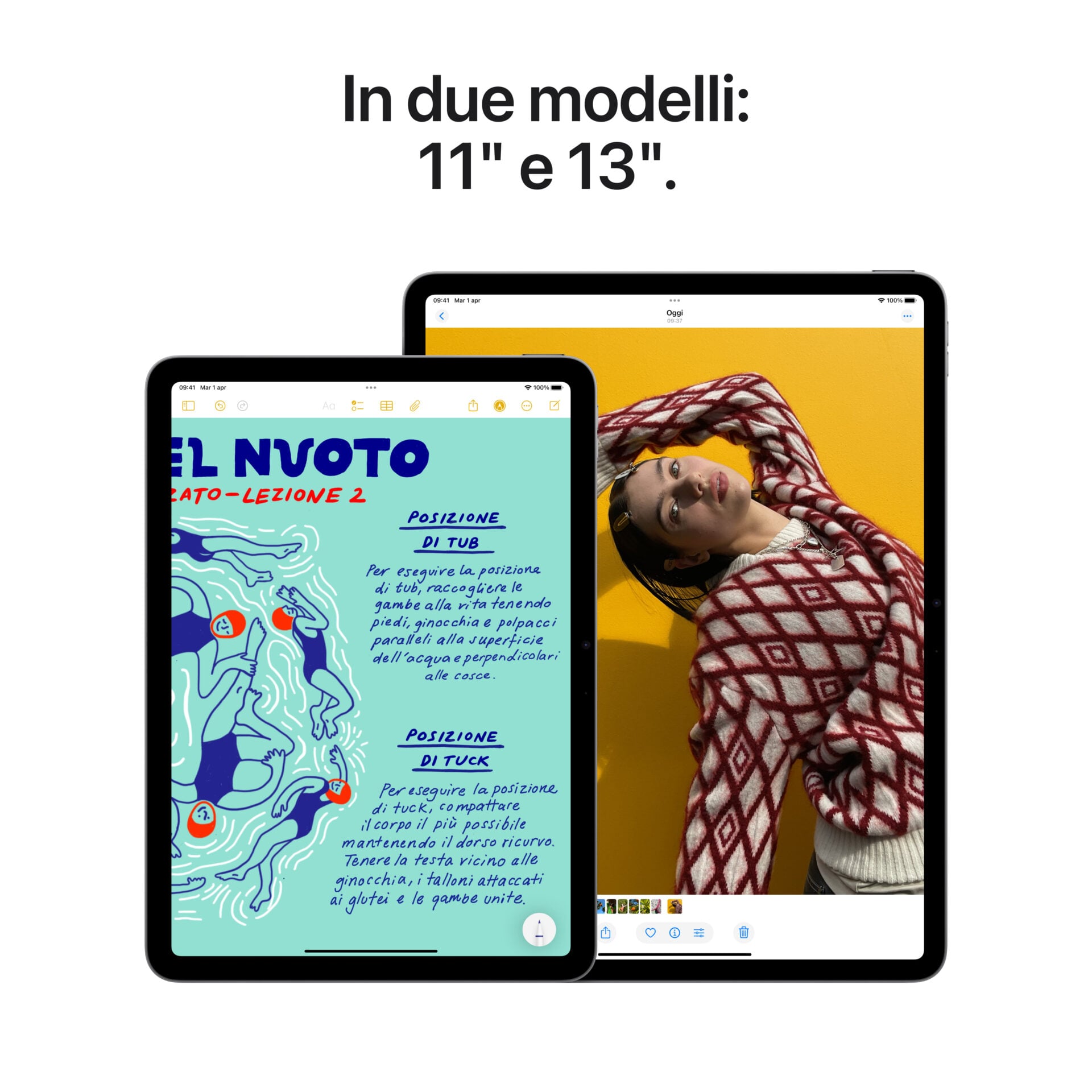 Apple iPad Air 11 Zoll Wi-Fi, 128GB, blau 2 Apple iPad Air 11 Zoll Wi-Fi + Cellular, 256GB, space grau