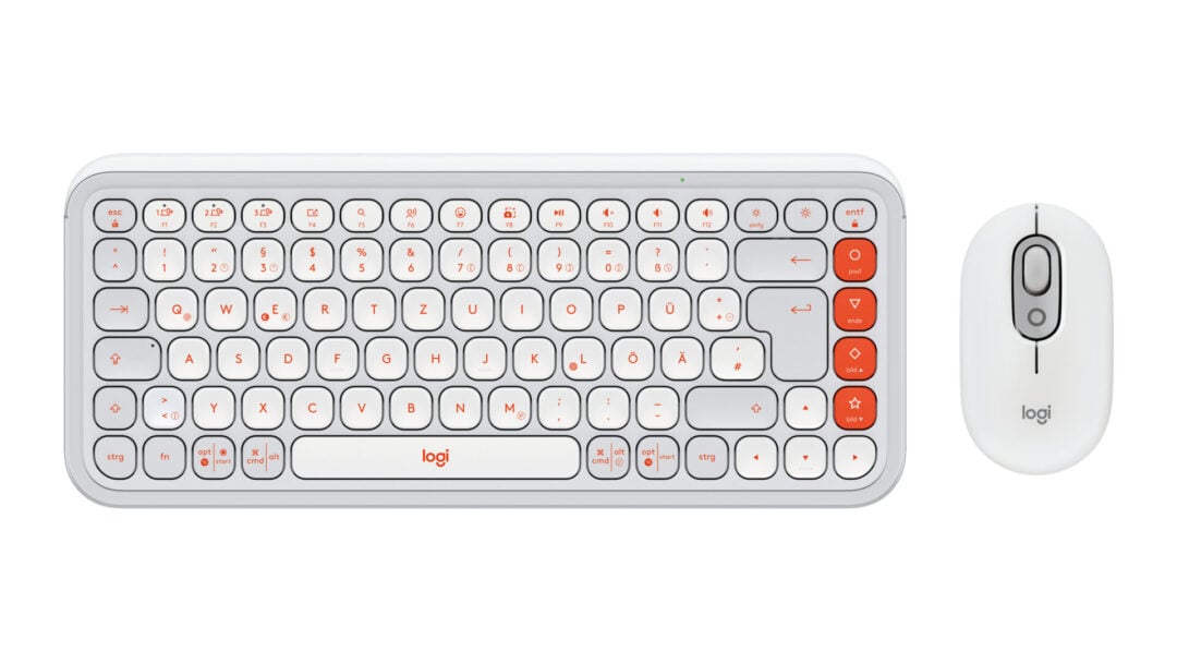Logitech POP Icon Combo Offwhite/Orange